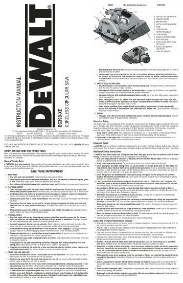 Dewalt Manuals Download
